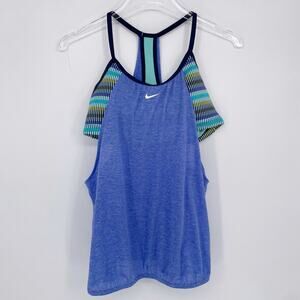 Nike Shirt Women‎ 2 in 1 Built In Bra Performance Tank Top Medium Athletic